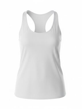 lululemon athletica Soft White Racerback Tank